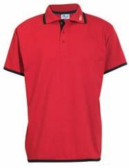 T-SHIRTY / KOSZULKI POLO T-shirt - czerwony z elastycznym pasem nadrukowanym logo możliwość prania do do 40 Koszulka Polo- czerwona wzmocnione, podwójne szwy Koszulka Polo- czarna Koszulka Polo-