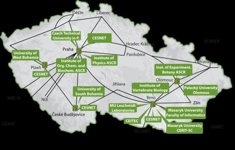 Náročné výpočty - MetaCentrum MetaCentrum zajišťuje a koordinuje provoz NGI (Národní Gridové Infrastruktury)