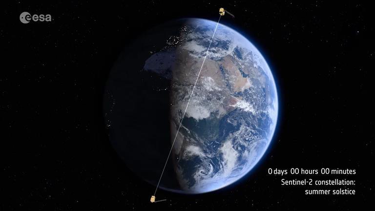 , v současnosti Landsat 8 (2014) Doba oběhu 16 dnů (8 dnů v překryvech)