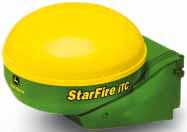 Agronomický a obchodní management sloučený do Poziční přijímač StarFire itc s integrovanou terénní