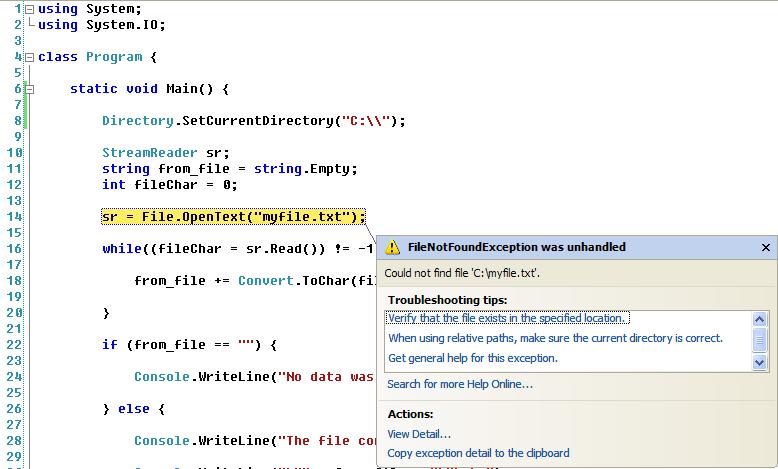 24 StreamReader beri = File.OpenText(vhod); int[] tabela = new int[100]; int koliko = 0; string vrst = beri.readline(); while(vrst!