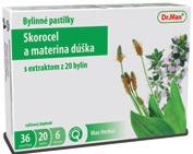 7 85 6 85 Bylinné pastilky šalvia, lišajník, echinacea alebo skorocel a materina dúška 36 pst Pastilky obsahujú špeciálny extrakt zo zmesi 20 bylín.