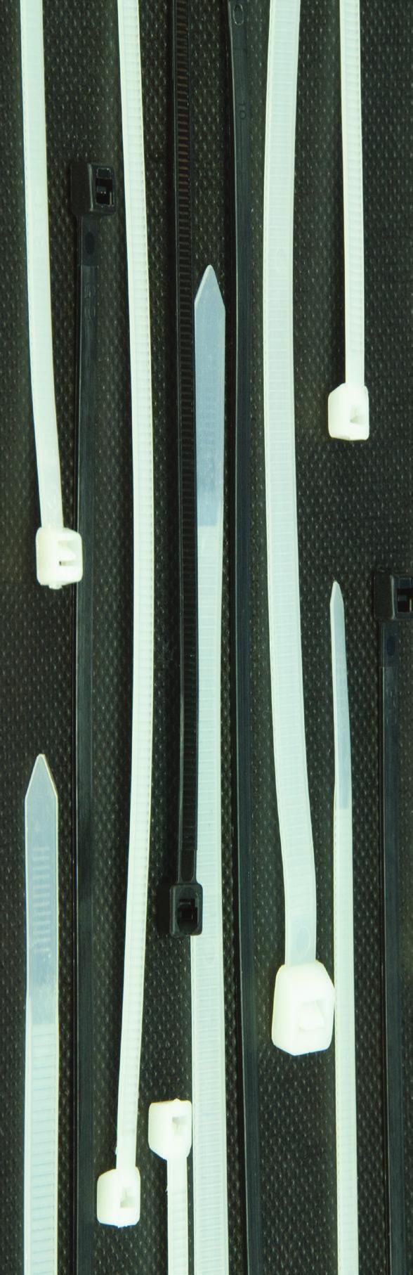 H 93 Viazacie pásky Cable ties Norma / norm: PN-EN 62275 B B Biely pás White cable tie Čierny pás Black cable tie Typ Type H.7251 H.