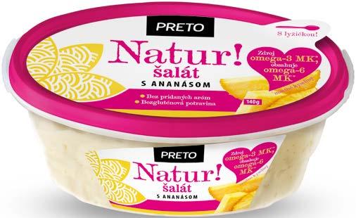 Kartónové balenie 8 ks Natur šalát s údeným tofu 140g Index 4052,