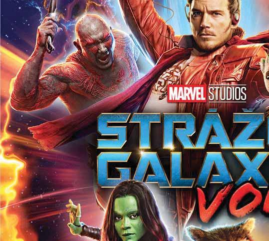 ZÁŘÍ 2017 NOVINKY NA DVD A BLU-RAY 2017 MARVEL, WWW.MARVEL.COM. STRÁŽCI GALAXIE VOL.