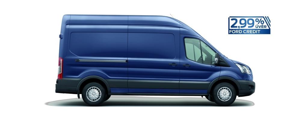 FORD TRANSIT VAN I CENÍK 2-3místný vůz s přepážkou Mimořádná nabídka* Záruka a servisní prohlídky na 5 let / 200 000 km Již za 507 900 Kč bez DPH/ 614 559 Kč s DPH Např.