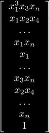 Hidden variable & polynomial eigenvalues 24/34 matrix form consider as a parameter Hidden