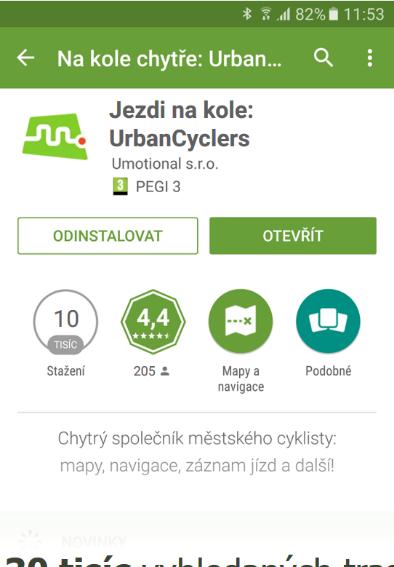 Služba je součástí kampaně Prahou Čistou Stopou a sestává z kompletní sady aplikací UrbanCyclers dodávaných v plné verzi jak white label pod značkou hl. m. Prahy.
