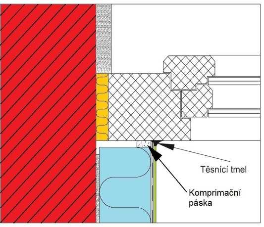 systém proti proniknutí vody. Vhodné je použití soklových desek, desek Perimeter nebo desek z extrudovaného polystyrenu (XPS) (Obr. 21), které mají menší nasákavost.