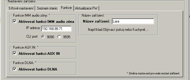 v současné verzi podporuje streamy formátu SHOUTcast a ICEcast s audio formáty, AAC a OGG, které jsou používány ve většině případů internetového vysílání.