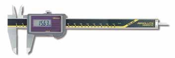 meradlách. Vďaka použitiu elektromagnetického indukčného typu snímača ABS, toto posuvné meradlo je možné použiť bez obáv zo znečistenie povrchu stupnice počas merania.