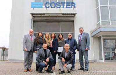 Coster GmbH started operations as one of the first foreign branches of the parent company Coster Tecnologie Speciali SpA first in Frankfurt, and in 1994 it relocated to Ettlingen (near Karlsruhe) due