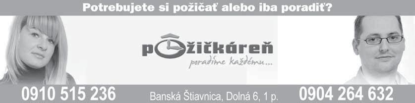 TÝŽDENNÍK MESTA BANSKÁ ŠTIAVNICA 4. júna 2009 číslo 21 Ročník XX. cena 0,30 / 9,-Sk Konverzný kurz: 30,1260 Sk = 1 Eurovoľby V našom meste 6.júna 2009 str. 3 Kultúra Budenie Sitnianskych rytierov str.