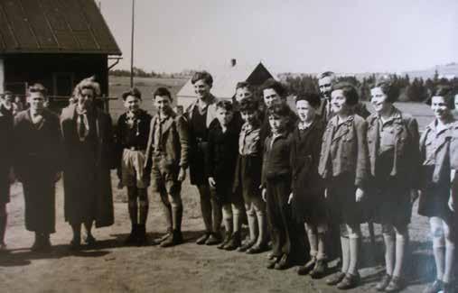 Spolkový den hnutí Tchelet Lavan v severních Čechách. 1935. Lovosic, Žatce a Liberce 41.