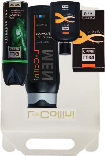 Luigi Collini Pánská etuje - dárkové balení / Set for men vlasový šampon, sprchový gel, voda po holení / shampoo, shower gel, after shave