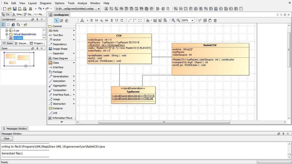 UTB ve Zlíně, Fakulta aplikované informatiky, 2009 41 6.3 MagicDraw UML 6.3.1 Základní informace Název: MagicDraw UML Verze: 16.0 Patch 1, verze Enterprise Autor: No Magic, Inc.