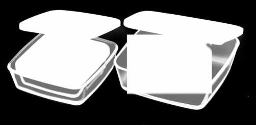 3-piece storage dish set with plastic lid 3 DÍLNÁ SOUPRAVA