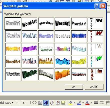 Word Art - zaujímavé grafické nadpisy, po výbere je možné upraviť ich farbu, tvar či efekty Dôležité, zapamätajte si existuje viacero modifikácií a vývojových stupňov programu Microsoft Word.