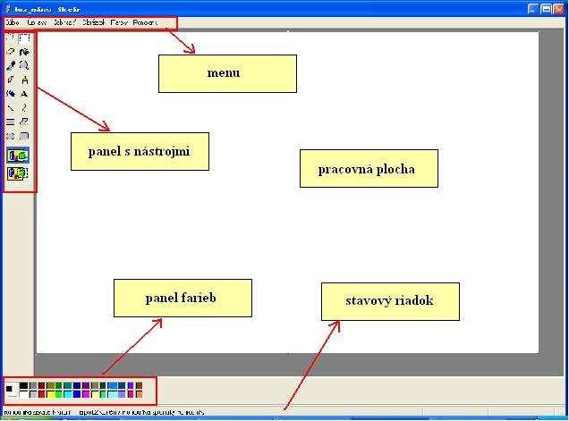 Program Skicár Grafický editor Skicár (Maľovanie, Paintbrush, Paint) je nástroj na vytváranie jednoduchých rastrových (bitmapových) obrázkov a nachádza sa v každom balíku s inštaláciou Windows.