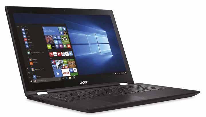 Acer Spin 3 22 390,- Čtyři režimy pro každou situaci Windows 10 15,6 Full HD displej s