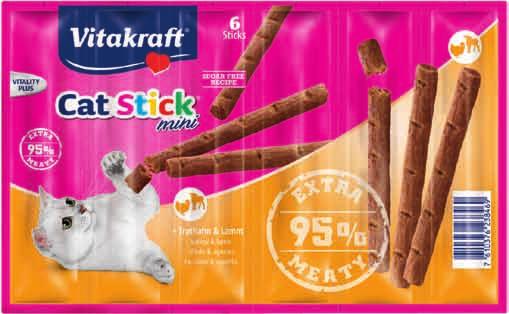 MINI kuře a kočičí tráva 3x6g 31219 20 Cat Stick