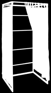 MODULO RĘKAWICE Složení: n. 1 kód. Schiena n. 1 kód. Mensola n.