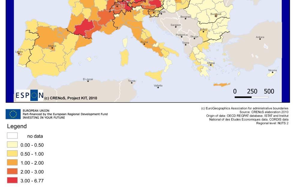 podíl na HDP EU) Většina pod 0,5 %.