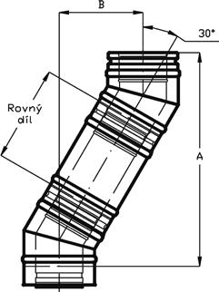 104 109 115 bez rovného dílu A 315 315 334 334 354 374 448 468 488 527 566 B 41 41 44 44 47 49 59 62 64 69 75 světlý Ø v mm DN 150 180 200 250 300 350 400 450 500 600 700 Délka úhybu (B) při použití