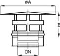 Schiedel Permeter 50 Tloušťka stěny 0,5 mm, tloušťka pláště 0,6 mm, tloušťka izolace 50 mm, univerzální světlý Ø v mm 130 150 180 200 250 25 26 27 28 29 30 31 Díl pro měření 1.