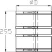 Schiedel Permeter 50 Tloušťka stěny 0,5 mm, tloušťka pláště 0,6 mm, tloušťka izolace 50 mm, univerzální světlý Ø v mm 130 150 180 200 250 34 Kónická hlavice 1.