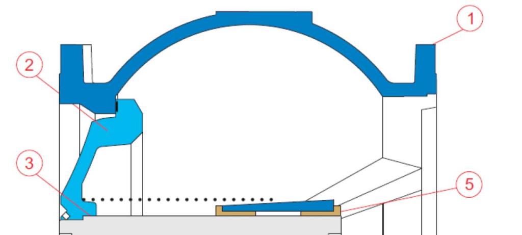 RANGE / ROZSAHY : Flanged PN10/16 from DN 50 to DN 150, PN16 from DN 200 to DN 300 and PN10 from DN 350 to 600 Ref.