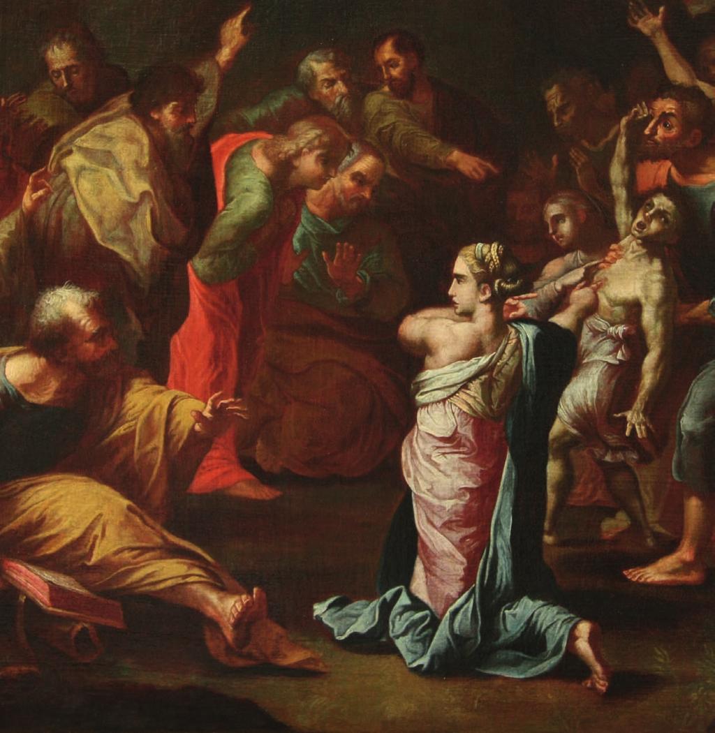 INTERPRETATION OF FINE ART S ANALYSES IN DIVERSE CONTEXTS a 8 Detail of the painting of the Transfiguration of Christ on the Mount, scene with the possessed son,