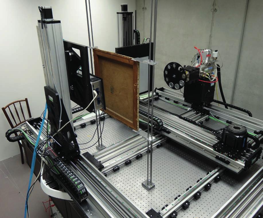 INTERPRETATION OF FINE ART S ANALYSES IN DIVERSE CONTEXTS 1 Photography of the X-ray radiography system in the laboratory of the Centre of Excellence Telč.