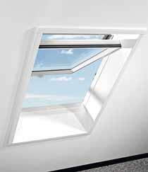 Vyberte si okno podle účelu a představ Střešní okna Designo řady R4 a R7 Kvalita za rozumnou cenu Střešní okna Designo řady R6 a R8 Nízkoenergetická okna, rám zapuštěný do roviny střechy,