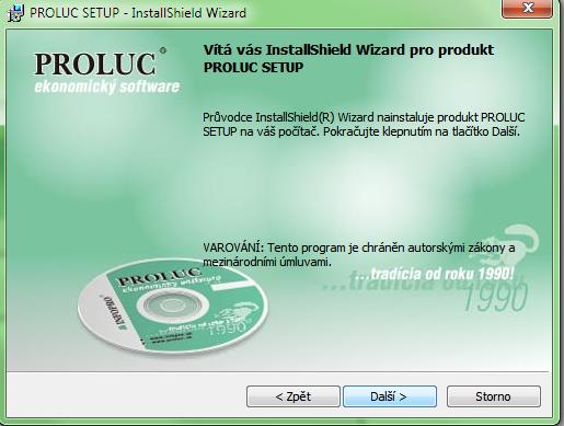 Inštalácia PRIDANÁ VOĽBA DO INŠTALÁCIE Do inštalačného procesu verzie 9.5x sme doplnili jedno okno- voľbu navyše.