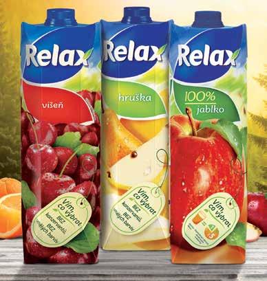 Terno nápojové centrum sleva 45 % Relax 1 l 100% jablko; nápoj vybrané druhy; 1 l = 18,90 1890 34,90 890 Stolní voda Toma Natura 1,5 l vybrané druhy 8,90; kojenecká 9,90; 1 l = od 5,93 950