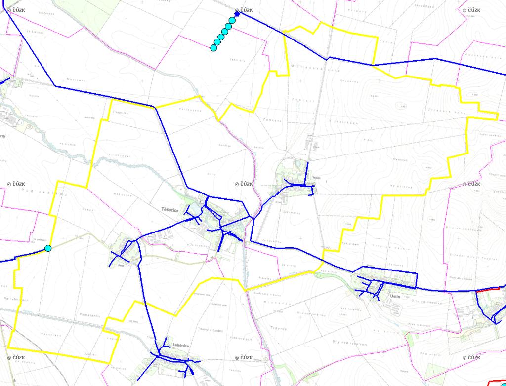 B.2 ZÁKLADNÍ INFORMACE O OBCI (části obce - ZSJ) Obec Těšetice leží 12 km západně od města Olomouc v rovinaté oblasti střední části Hornomoravského úvalu při silnici II/448 Olomouc Drahanovice.