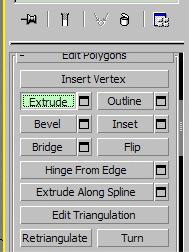 Speciální tvarovací funkce Editable Poly Editable Poly nabízí některé speciální tvarovací funkce, které umožňují například vytahovat (extrudovat) polygony, vsazovat jeden polygon do druhého, vytvářet