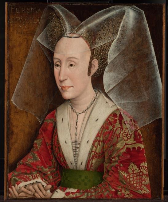 Portrét Isabely Portugalské, Rogier van der Weyden, kol.