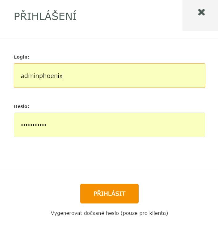 Přihlášení Login Uvedeno ve zvacím