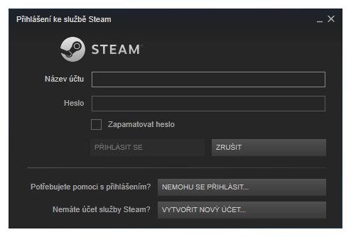 3. Po úspěšné instalaci se Vám na ploše zobrazí ikona Steam, ikonou klienta