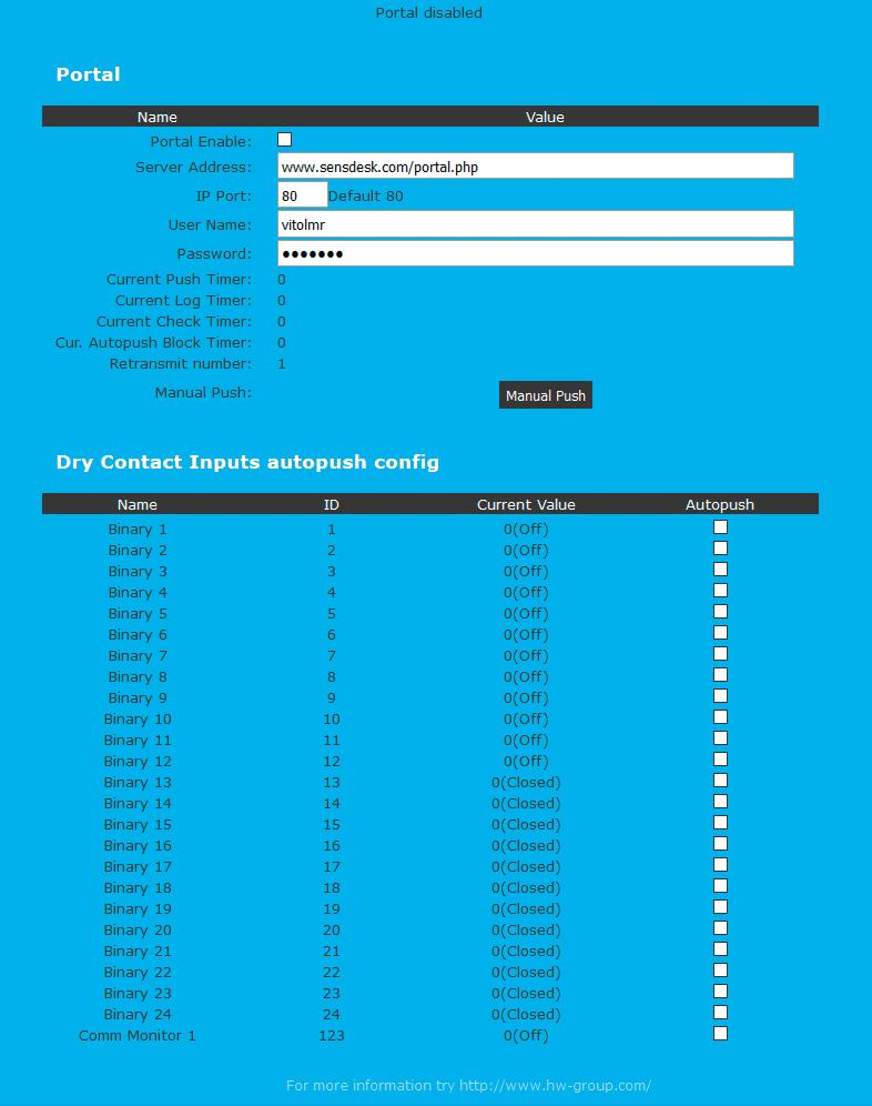 Log & Time Portal 1 2 1 3 2 3 4 1 Stisknutím tlačítka ručně synchronizujeme 2 Perioda ukládání naměřených 3 Předpokládaná délka čas s nastaveným serverem údajů do logu