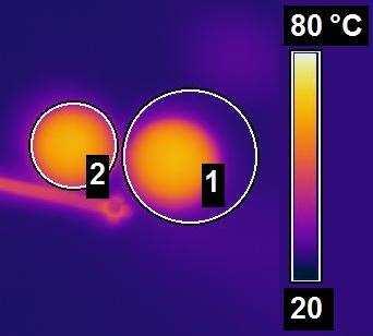 Termogram materiálu Polyamid Zytel MT409AHS NC010, doba chlazení 7 s: