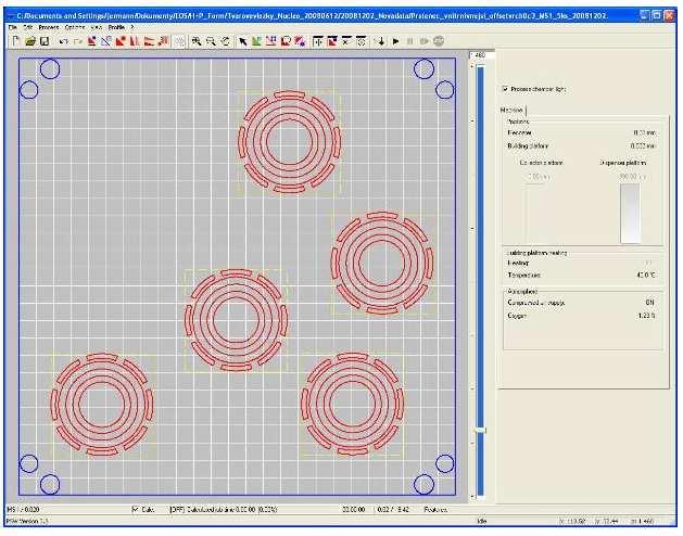 Základem pro DMLS jsou 3D CAD data v příslušném zařízení (viz obr. 2.