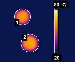 až 13µm permanentní provozní doba: 2 hodiny rozsah provozních teplot: -15 C až +50 C výstupní formát : AVI, JPEG Vybrané záznamy získané termovizním měřením jsou seřazeny tak, aby je bylo možné