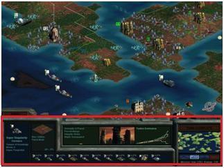 strategických počítačových hrách plně etabloval díky hře Civilization. Proto ho nazvěme Interface Warlords/Civilization.