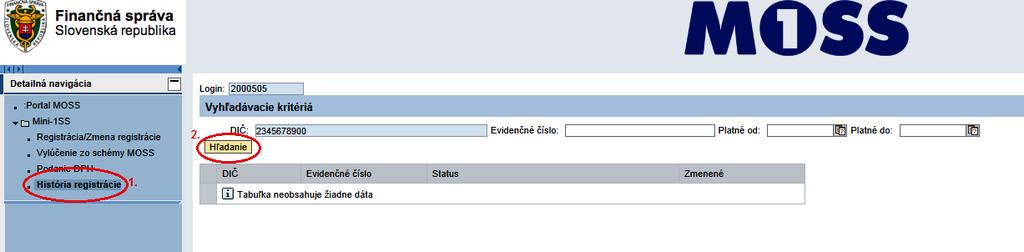 Potvrdenie o odoslaní spolu s podacím číslom príde používateľovi aj na e-mailovú adresu, ktorú uviedol v registračnom formulári.