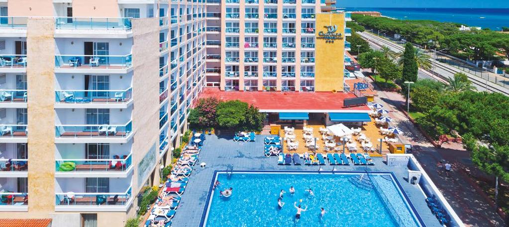 CARTAGO NOVA ŠPANIELSKO MALGRAT DE MAR od 352 NA STRANE 242 ALL INCLUSIVE NÁŠ TIP ANIMÁCIE KLIMATIZÁCIA V CENE WI-FI Hotel Cartago Nova má fantastickú polohu len 100 metrov od pláže a priamo na
