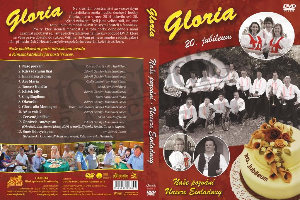 DVD GLORIA 20. Jubiläum Best.