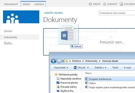 Spolupráca na dokumentoch Súčasná práca na dokumentoch Na dokumentoch Wordu, Excelu, PowerPointu a OneNotu uložených v knižniciach Office 365 môžete spolupracovať pomocou aplikácií Office Web Apps,